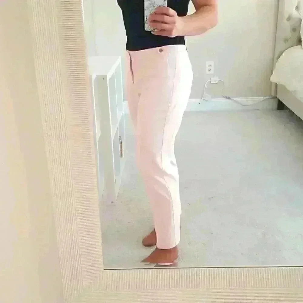 Banana Republic Avery Linen Blend Tailored  Pants - Picture 3 of 11